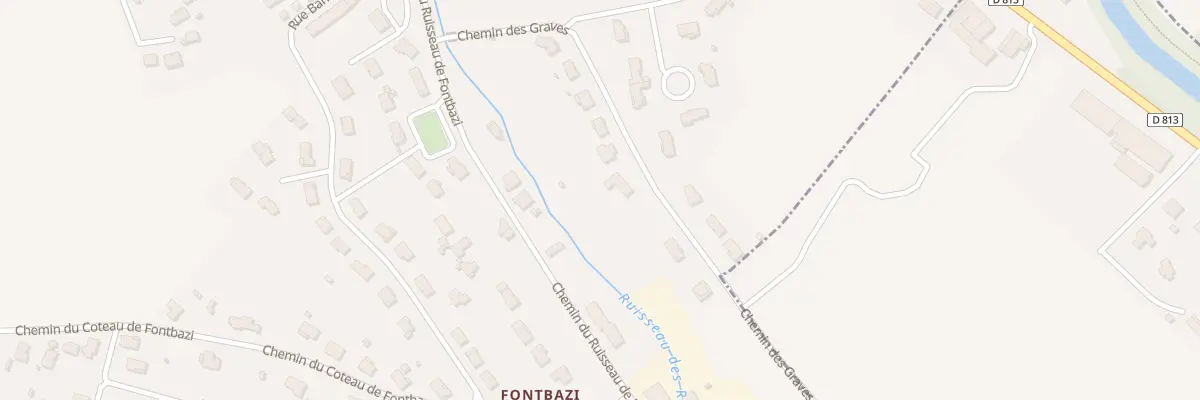 Plan du 10 Che des Graves à Donneville