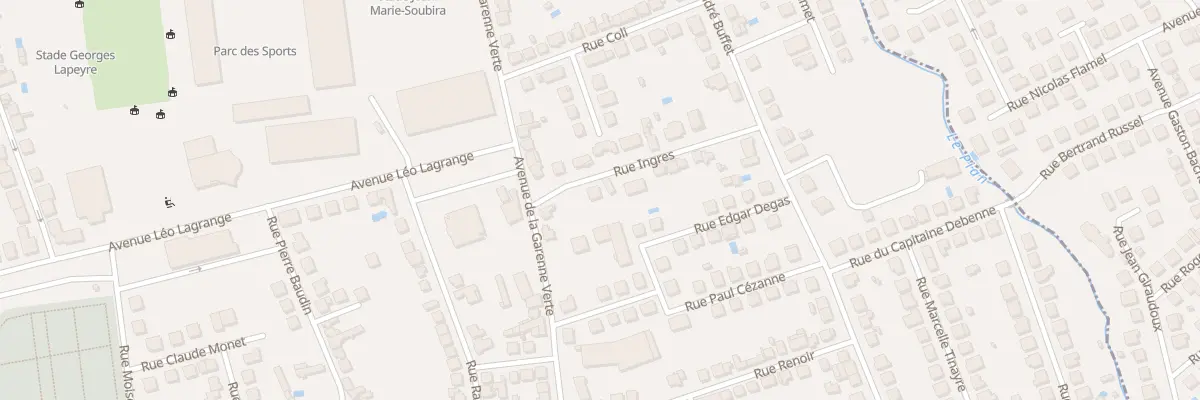 Plan du 19 Rue Ingres à Brive-la-Gaillarde