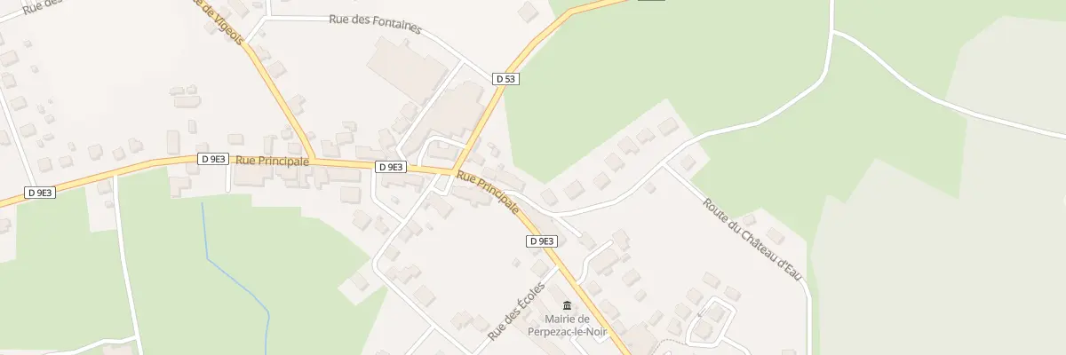 Plan du 1 Rue des Peupliers à Perpezac-le-Noir