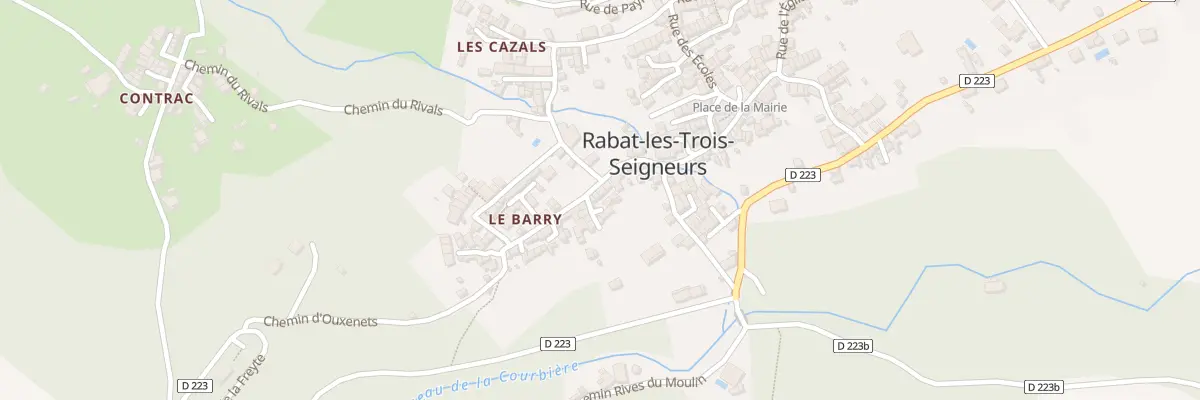 Plan du 270 Le Barry à Rabat-les-Trois-Seigneurs