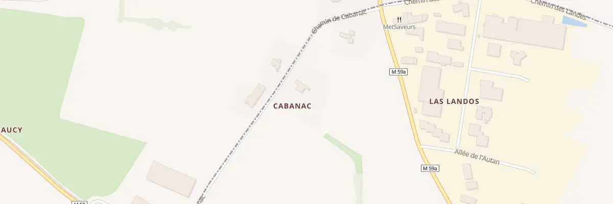 Plan du 33 Cabanac à Mondouzil