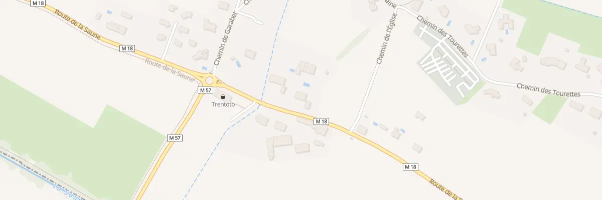 Plan du 205 Rte de la Saune à Quint-Fonsegrives