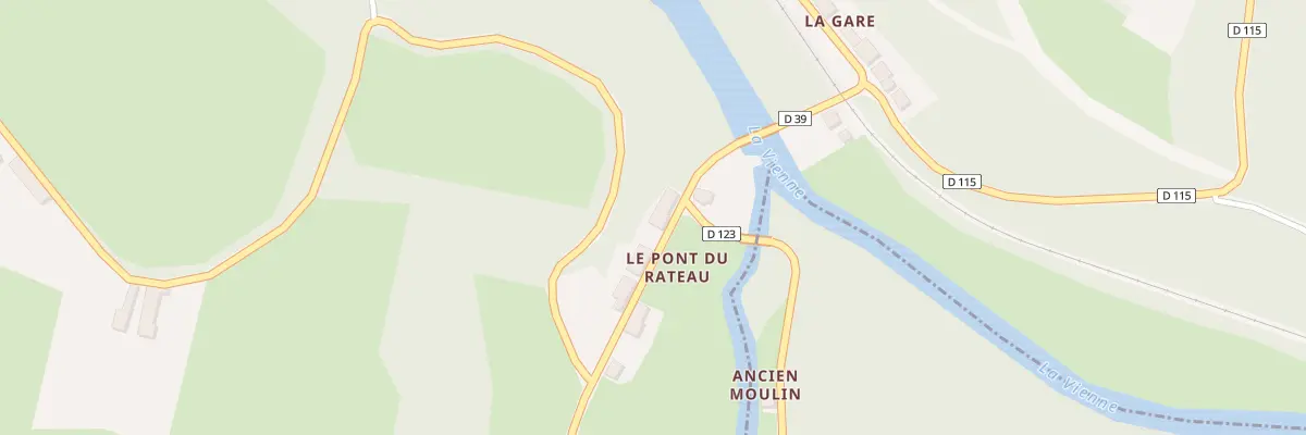 Plan du 5 Le Pont du Rateau à Saint-Denis-des-Murs