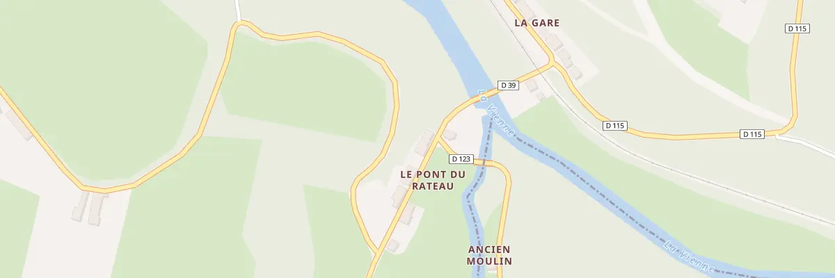Plan du 7 Le Pont du Rateau à Saint-Denis-des-Murs