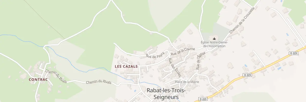 Plan du 8 Rue de Payra à Rabat-les-Trois-Seigneurs