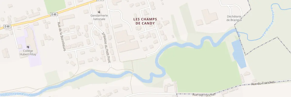 Plan du 12 Rue des Champs de Candy à Bracieux