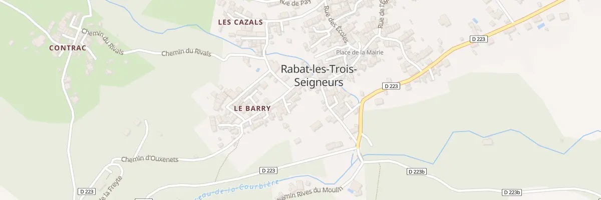 Plan du 269 Le Barry à Rabat-les-Trois-Seigneurs