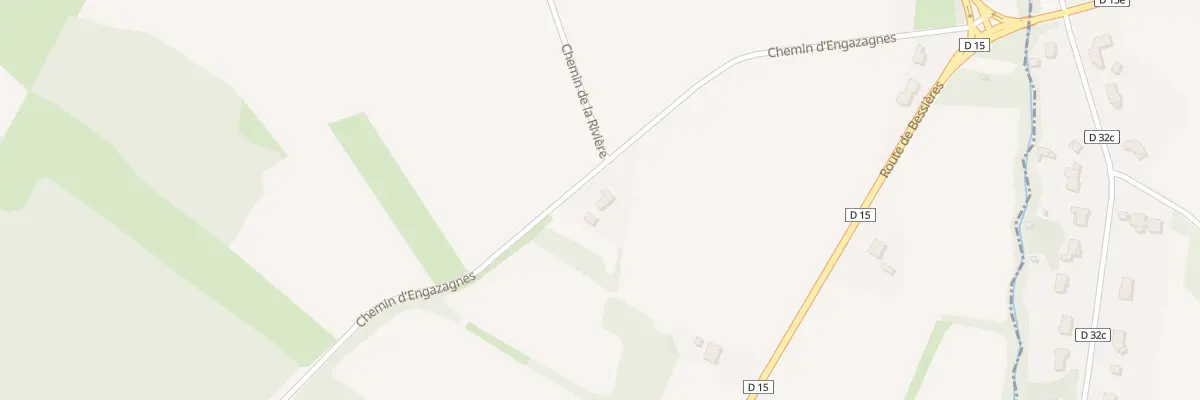 Plan du 1852 Che d’Engazagnes à Montjoire