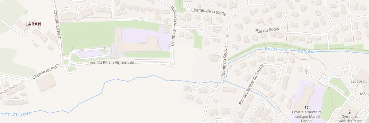 Plan du 3 Rue de la Vallée du Lys à Escalquens