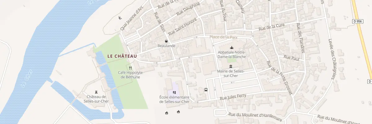 Plan du 6 Rue des Ursulines à Selles-sur-Cher