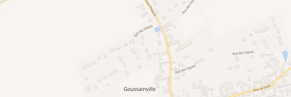 Plan du 3 Rue des Frenes à Goussainville