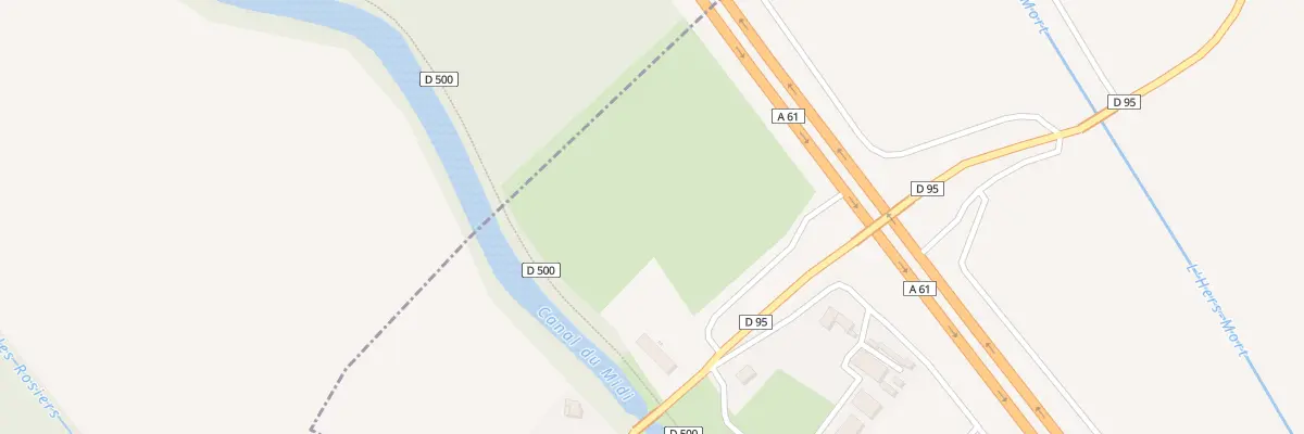 Plan de Rte de Montlaur à Donneville