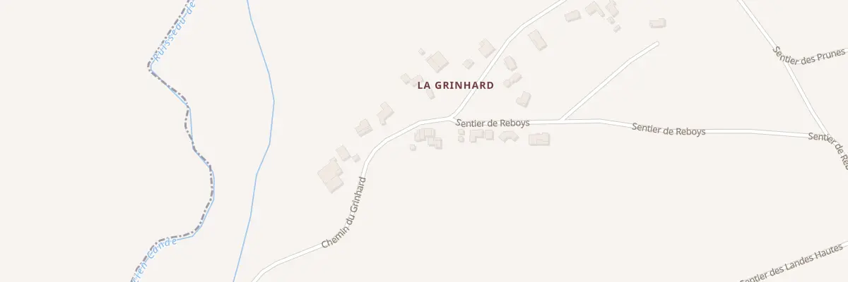 Plan du 576 Che du Grinhard à Monteils