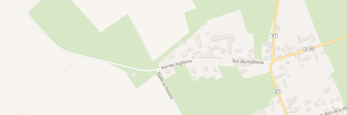 Plan du 19 Rue des Argillieres à Hacqueville