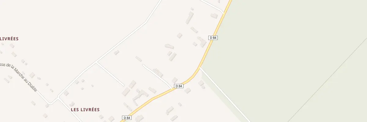 Plan du 56 Rte des Livrées à Beauvoir-en-Lyons