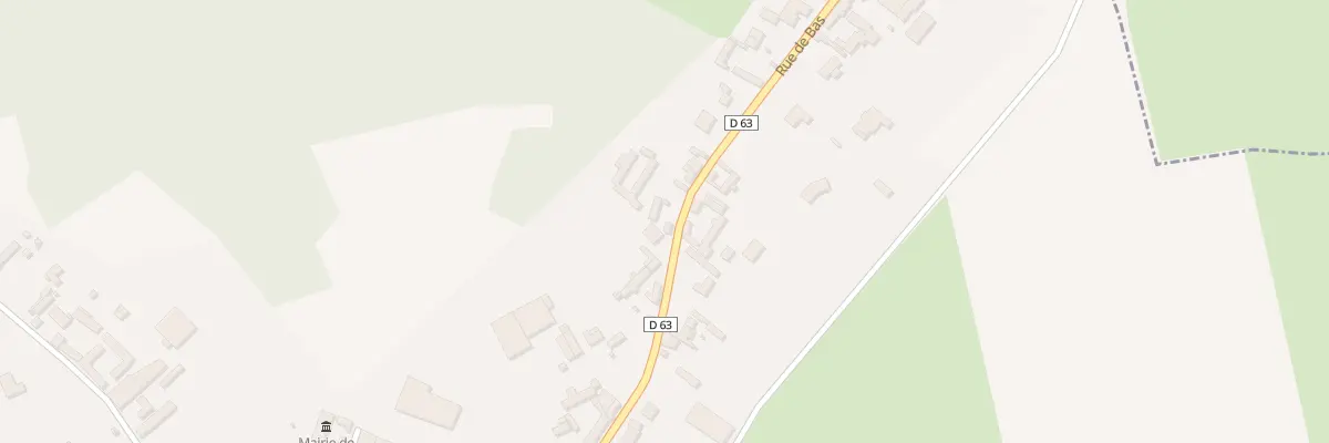 Plan du 27 Rue de Bas à Vaudricourt