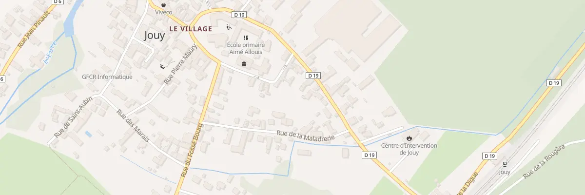 Plan du 14B Av de la Gare à Jouy