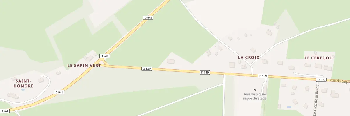 Plan du 5141E La Croix à Moissannes