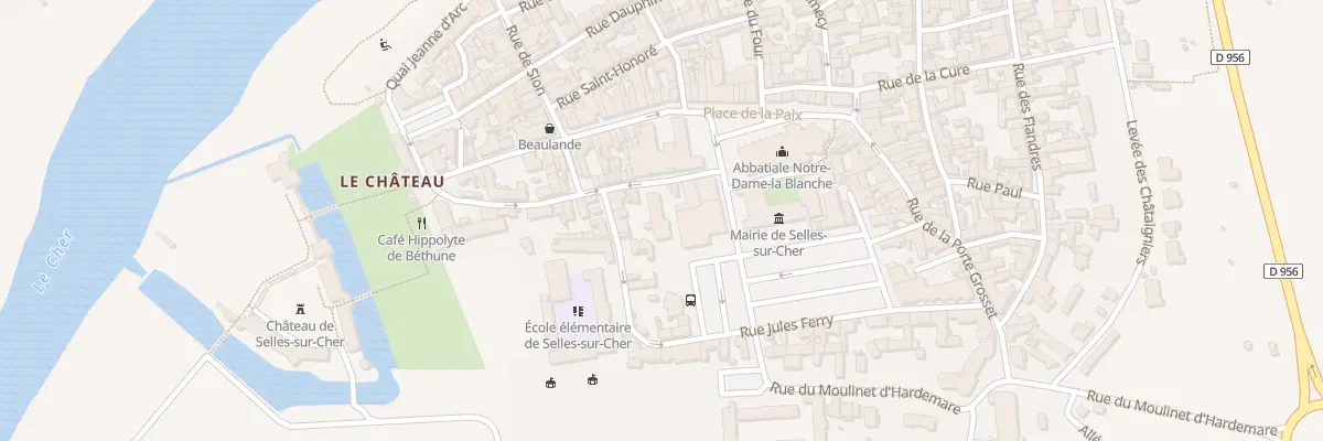Plan du 4 Rue des Ursulines à Selles-sur-Cher