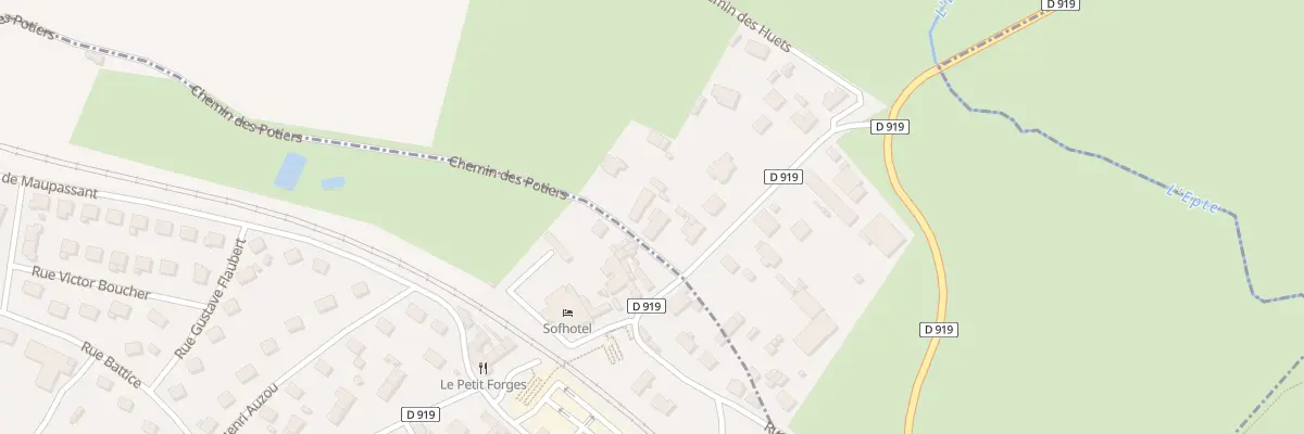 Plan du 3 Che des Potiers à Serqueux