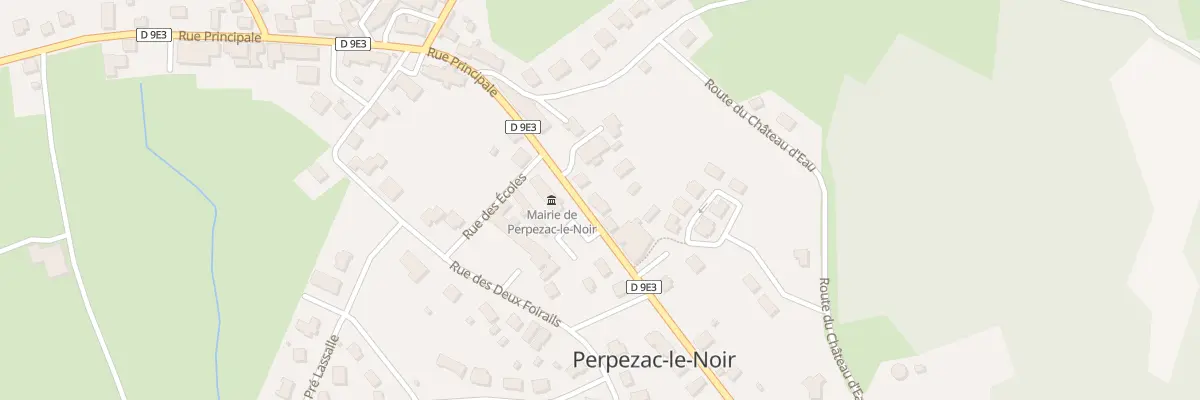 Plan du 44 Rue Principale à Perpezac-le-Noir