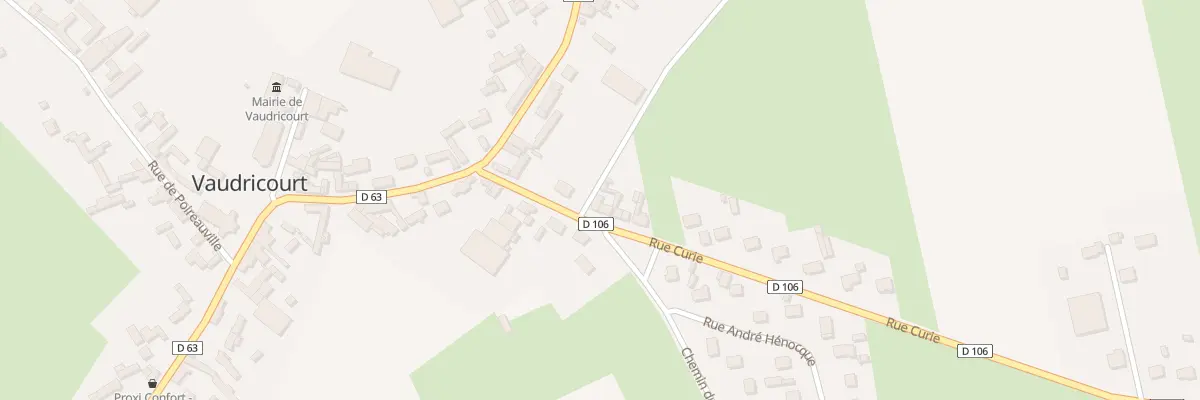 Plan du 3 Rue Curie à Vaudricourt