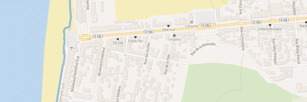 Plan du 34 Rue de Paris à Fort-Mahon-Plage