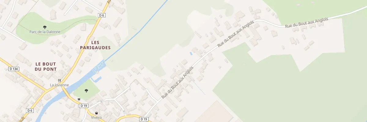 Plan du 19B Rue du Bout aux Anglois à Jouy