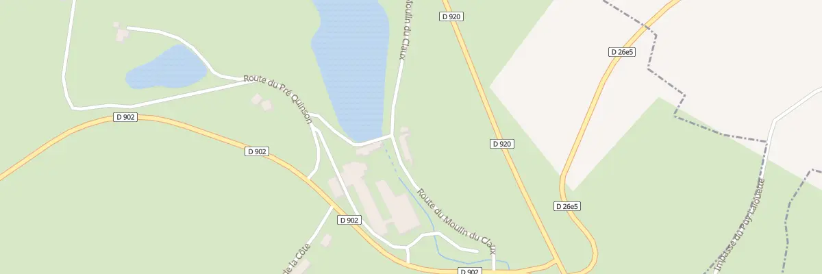 Plan du 220 Rte du Moulin du Claux aux Trois-Saints