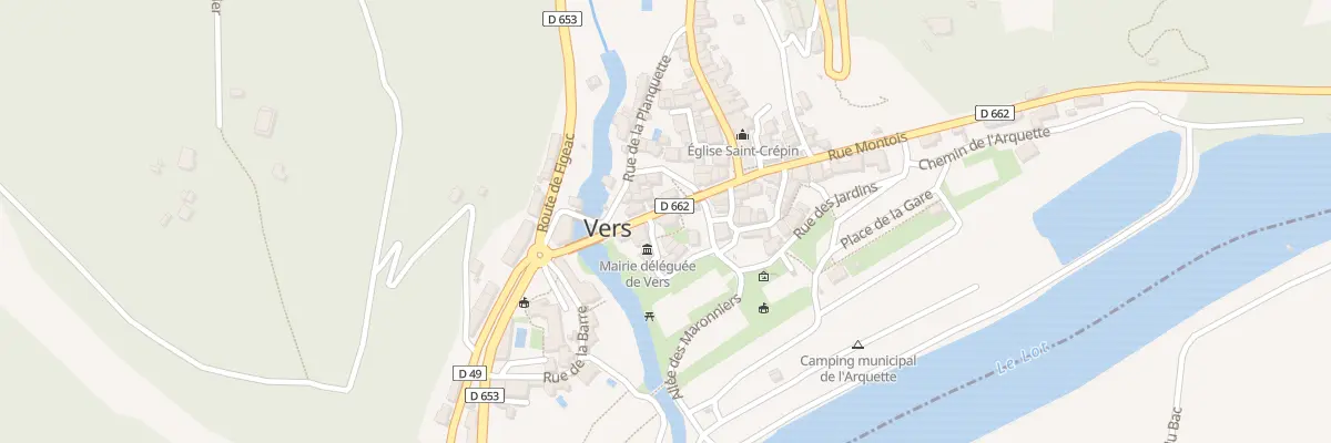 Plan du 5116 Le Bourg Vers à Saint Géry-Vers