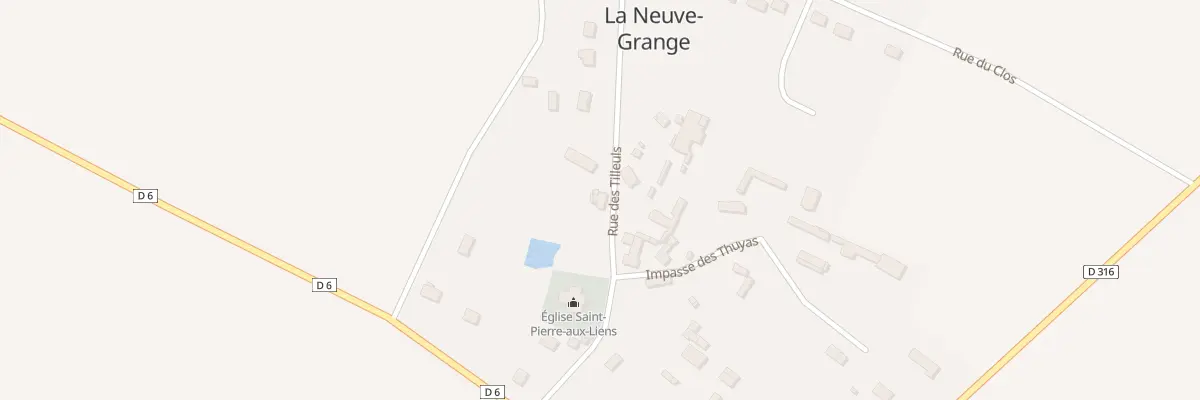 Plan du 6 Rue des Tilleuls à La Neuve-Grange
