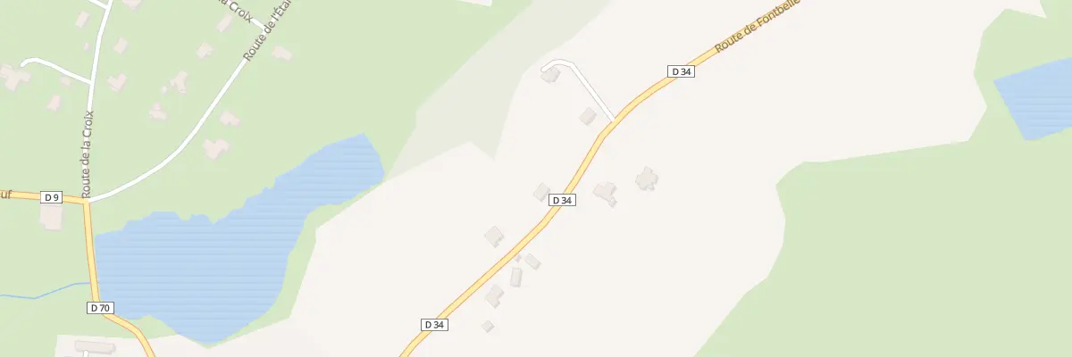 Plan du 21 Rte De Fontbelle à Sadroc