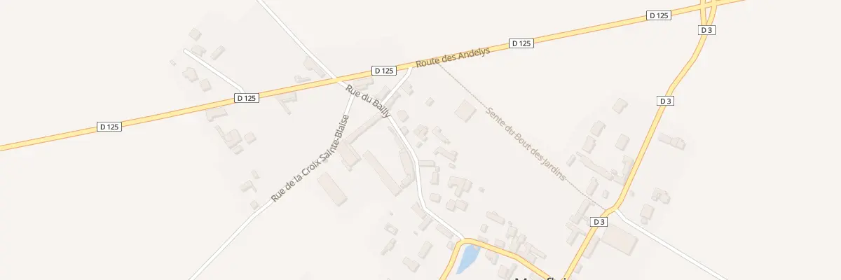 Plan du 57 Le Village à Mouflaines