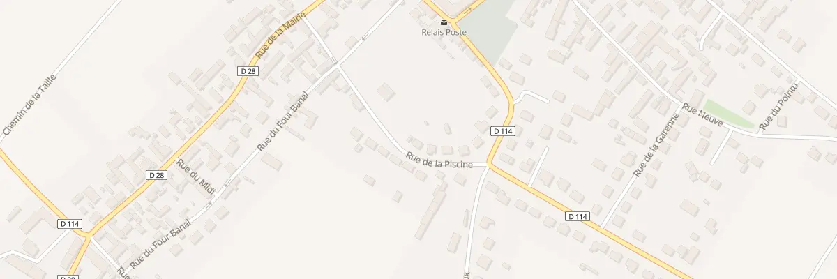 Plan du 3 Rue de la Piscine à Berchères-les-Pierres
