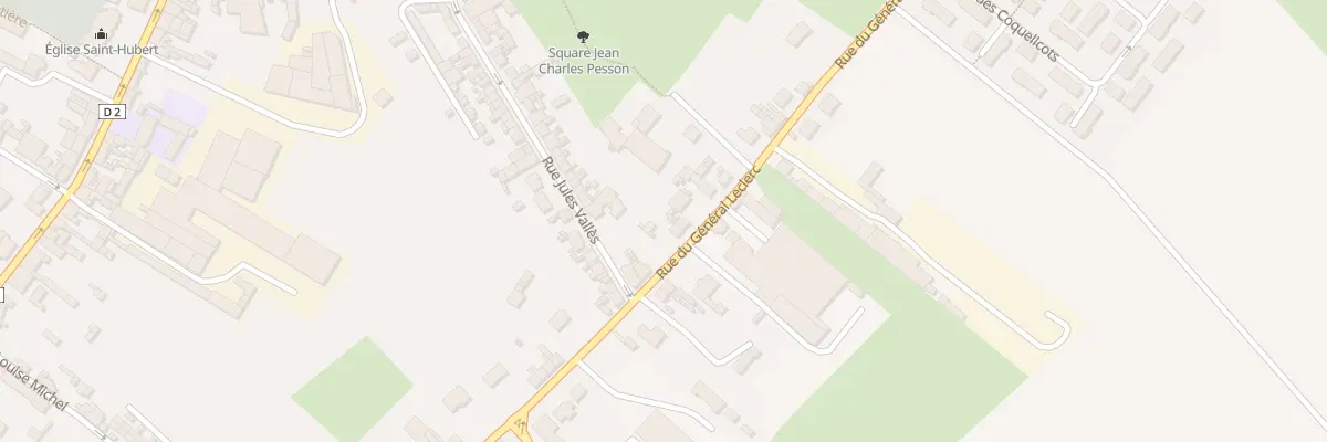 Plan du 62 Rue du Général Leclerc à Friville-Escarbotin