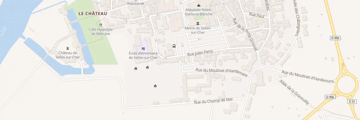 Plan du 33 Rue Jules Ferry à Selles-sur-Cher