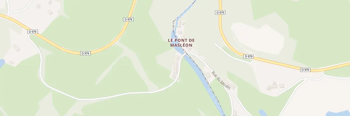 Plan du 3 Le Pont de Masleon à Saint-Denis-des-Murs