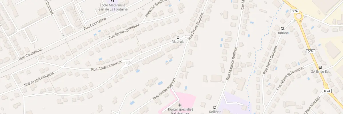 Plan du 46 Rue Emile Pagnon à Brive-la-Gaillarde