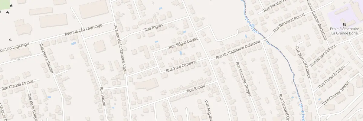 Plan du 8 Rue Paul Cezanne à Brive-la-Gaillarde