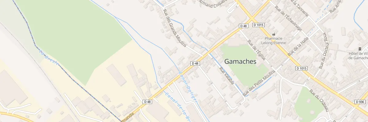 Plan du 38 Rue de Normandie à Gamaches