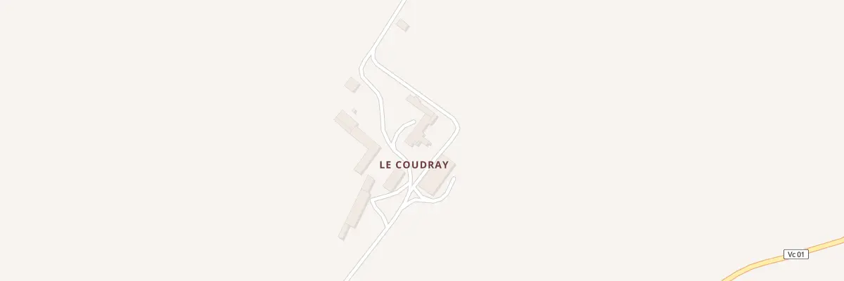 Plan du 40 Le Coudray à Villermain