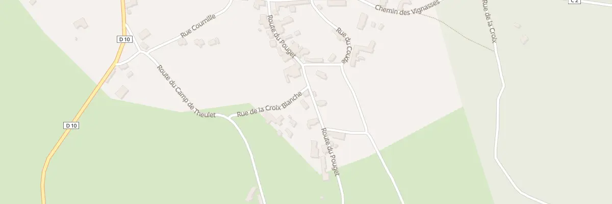 Plan du 170 Rte du Pouget à Aujols