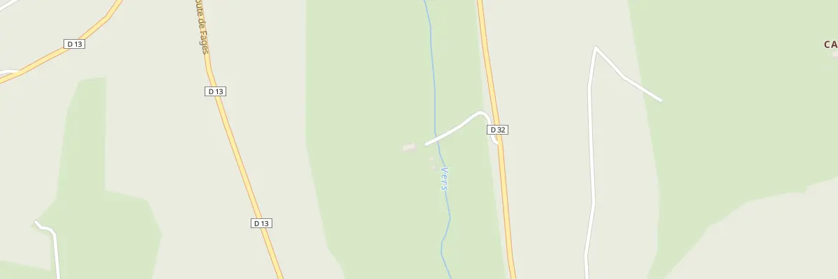 Plan du 5126F Roudayres - Saint Martin aux Pechs du Vers