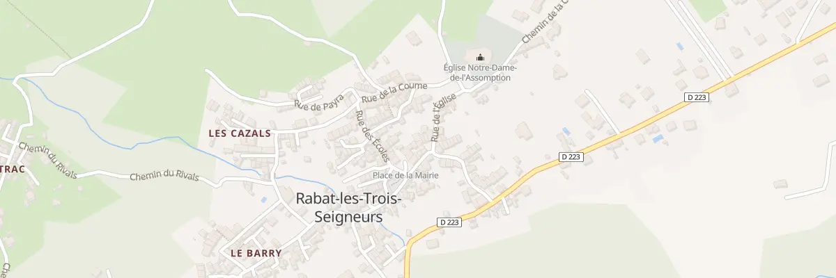 Plan du 5011 Qua Panchette à Rabat-les-Trois-Seigneurs