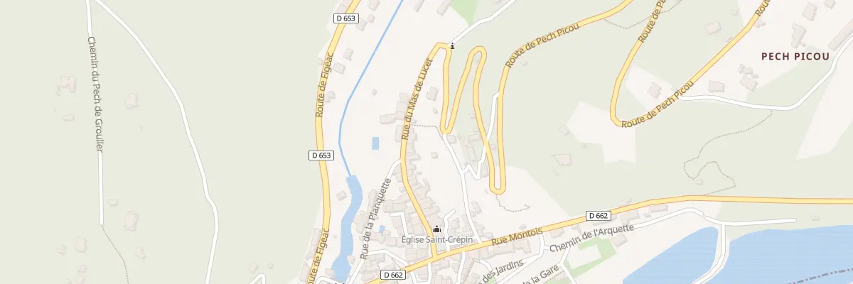 Plan du 5149 Le Bourg Vers à Saint Géry-Vers