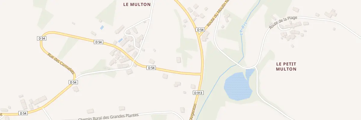 Plan du 2 Rue des Cormelets à Ceaulmont