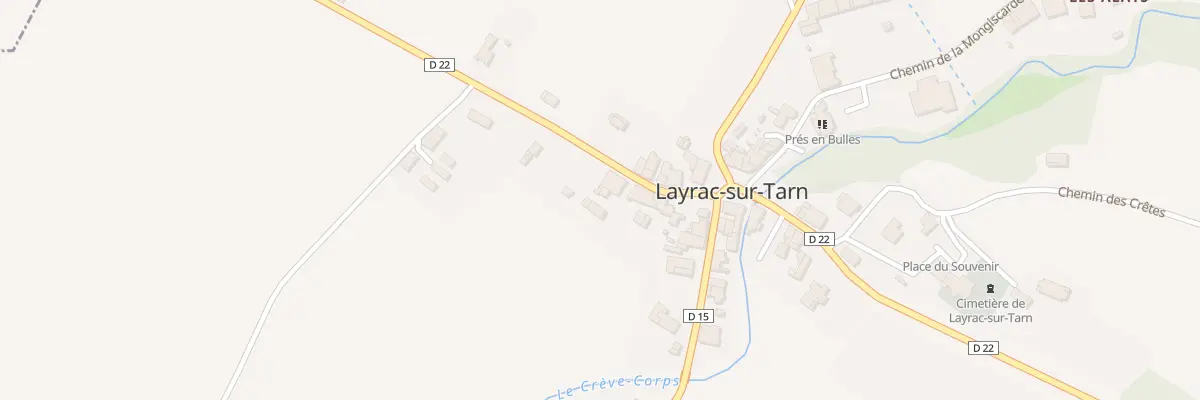 Plan du 85 Rte de Bondigoux à Layrac-sur-Tarn