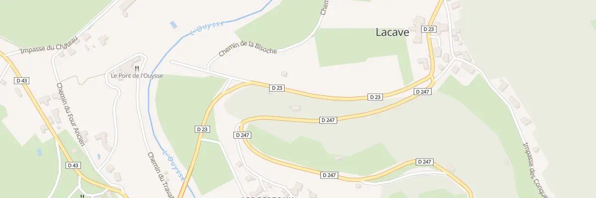Plan du 5077 Goursarelle à Lacave