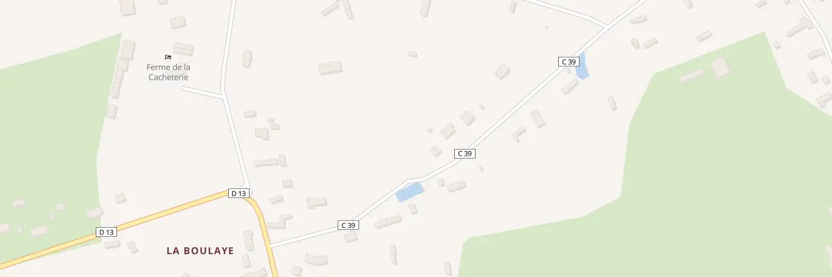 Plan du 4 Rte des Hameaux à Fleury-la-Forêt
