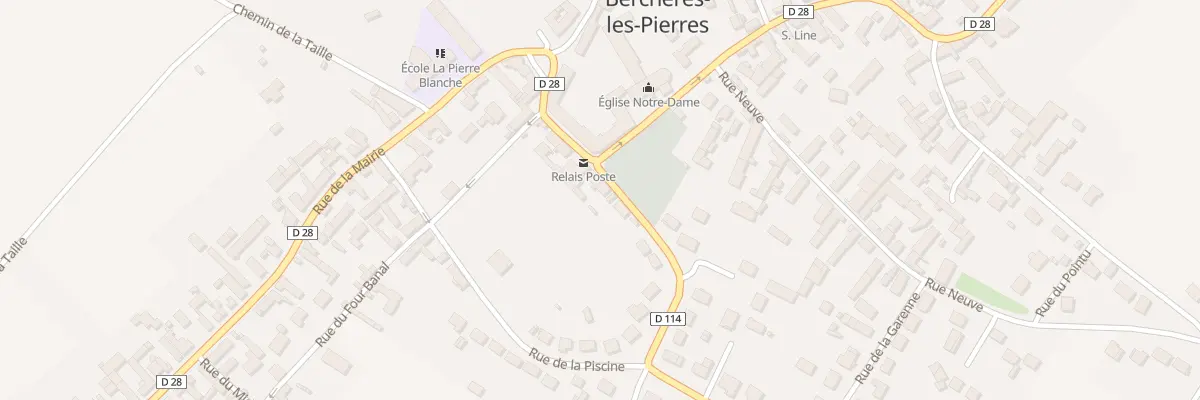 Plan du 12 Rue des Carrières à Berchères-les-Pierres